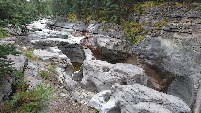 Waterfall Wonder: Crawford Falls in Kelowna outdoor detail