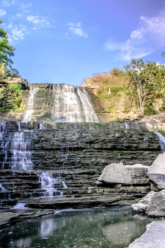 Waterfall Wonders: Albion Falls in Hamilton outdoor detail