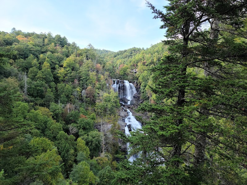 Majestic Upper Whitewater Falls - Upper Whitewater Falls Trail Access
