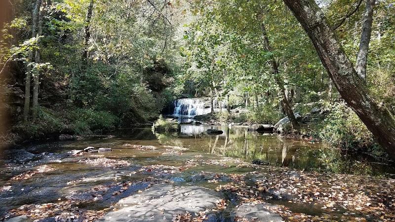 Waterfall Wonder at Mardis Mill Falls surrounding landscape