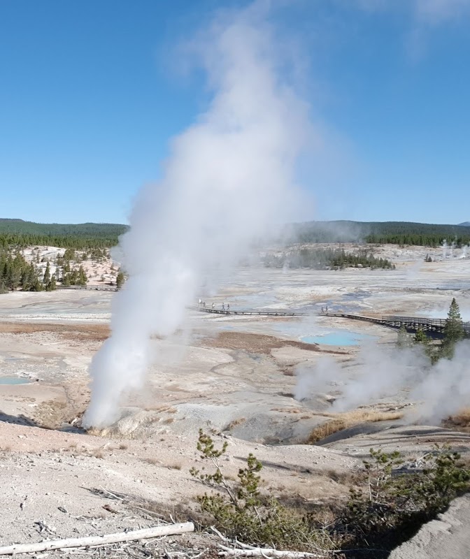 Geyser Grandeur: Steamboat in Yellowstone - Steamboat Geyser