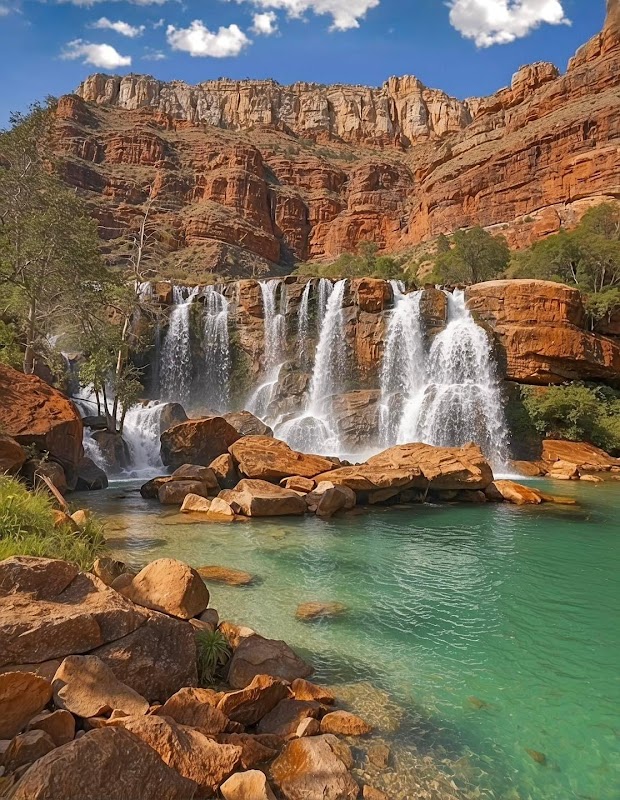 Cascading Beauty: Navajo Falls - Navajo Falls