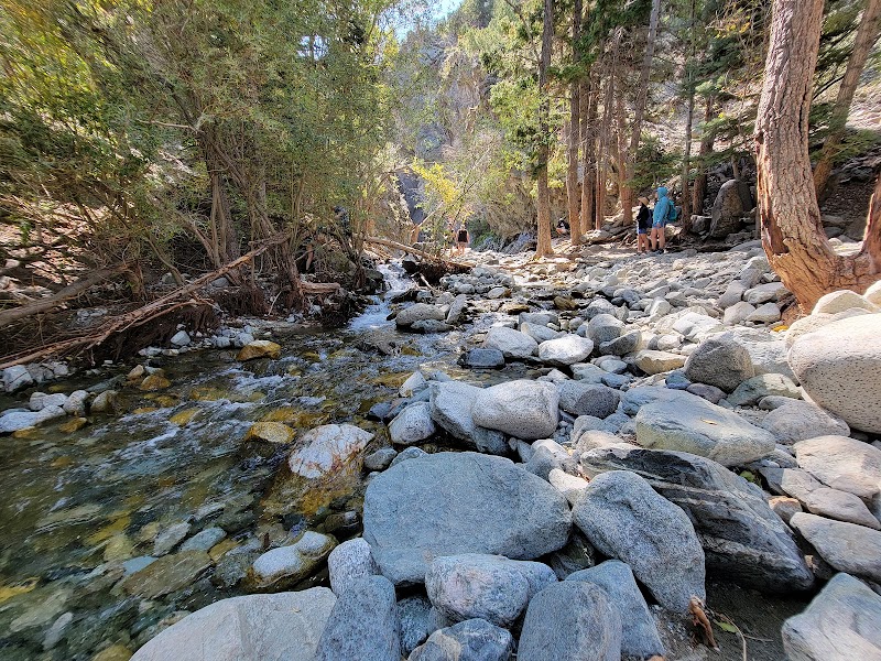 Waterfall Adventure at Zapata Falls surrounding landscape