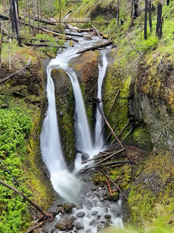 Triple Falls: A Serene Waterfall Adventure in Oregon outdoor detail