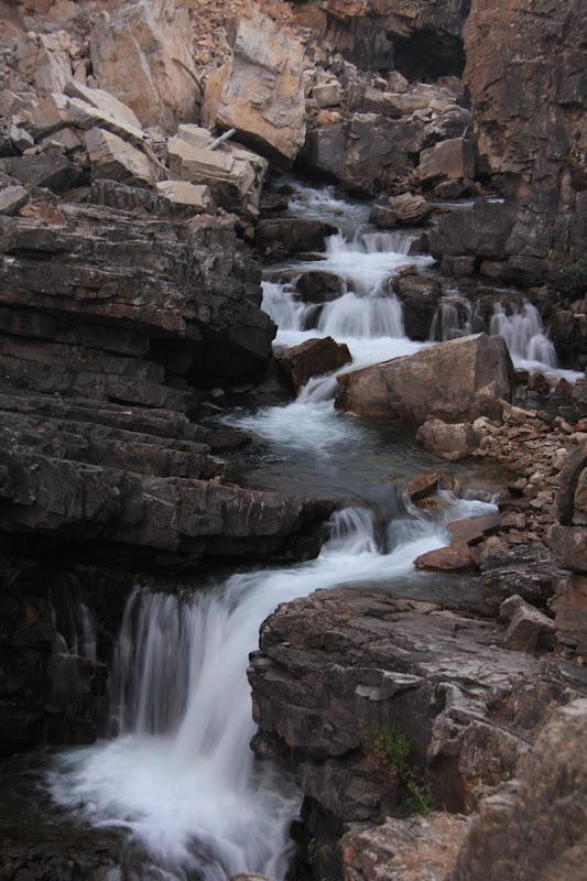 Majestic Falls at Swiftcurrent outdoor detail
