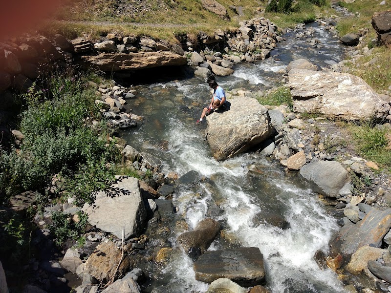 Waterfall Wonder: Ardones Falls in Benasque, Aragon outdoor detail