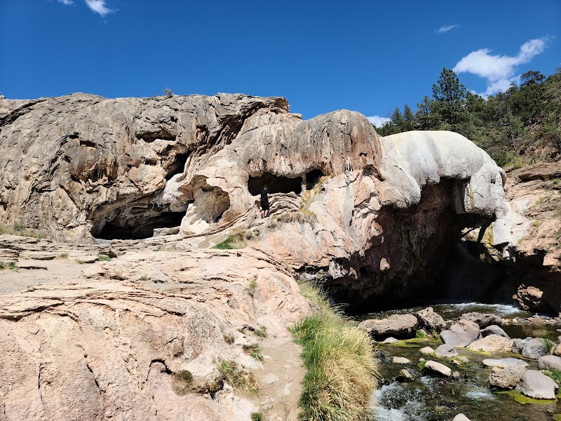Nature's Masterpiece: Jemez Soda Dam outdoor detail