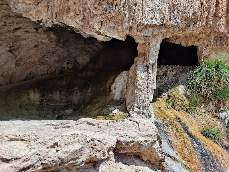 Nature's Masterpiece: Jemez Soda Dam surrounding landscape