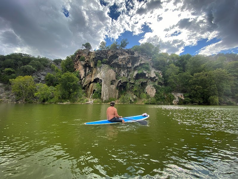 Scenic Rock Formations of Post Oak Falls - Post Oak Falls