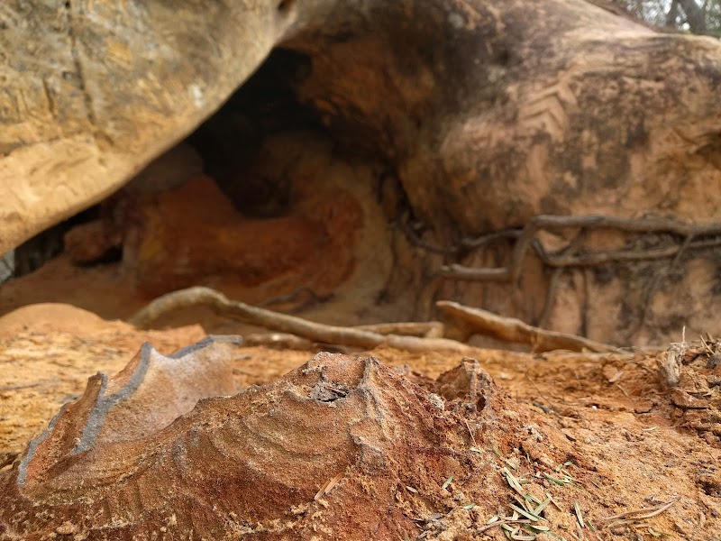 The Natural Wonder of Indian Arch surrounding landscape