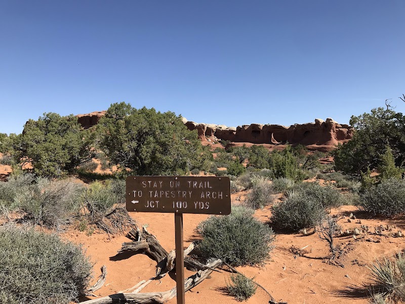 Marvels of the Red Rock: Tapestry Arch surrounding landscape