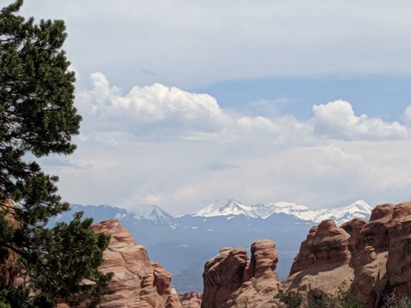 Wonders of the Desert: Landscape Arch surrounding landscape