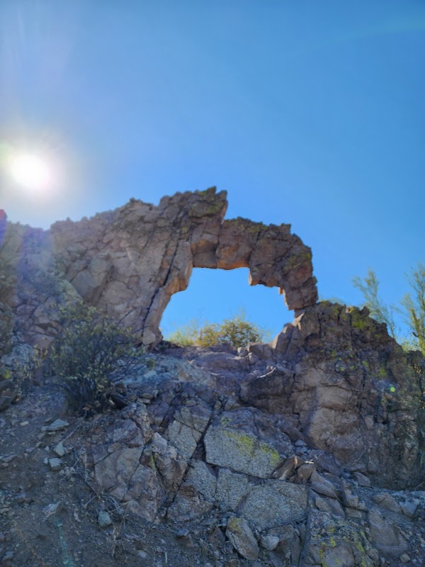 Natural Rock Arch near Whispering Ranch, AZ - Natural Rock Arch
