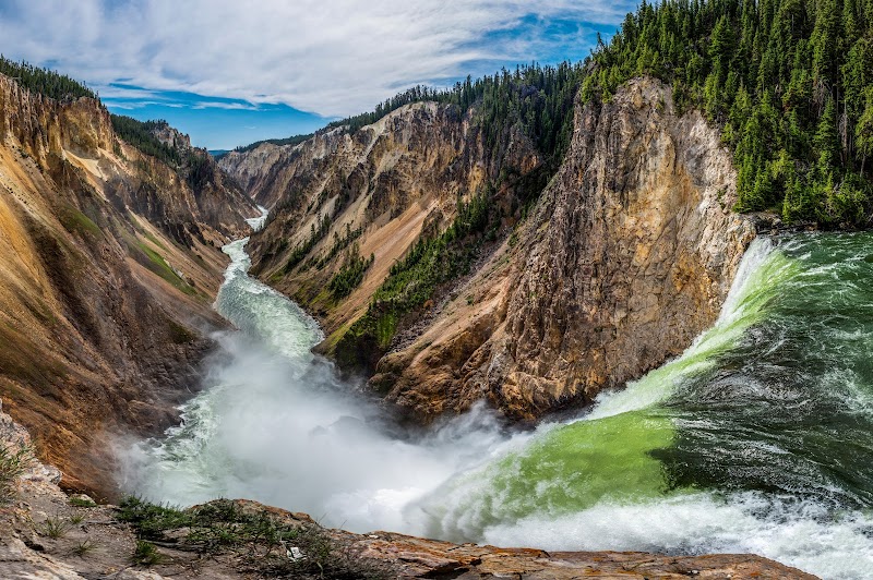 Majestic Cascades at Brink Of The Upper Falls - Brink Of The Upper Falls