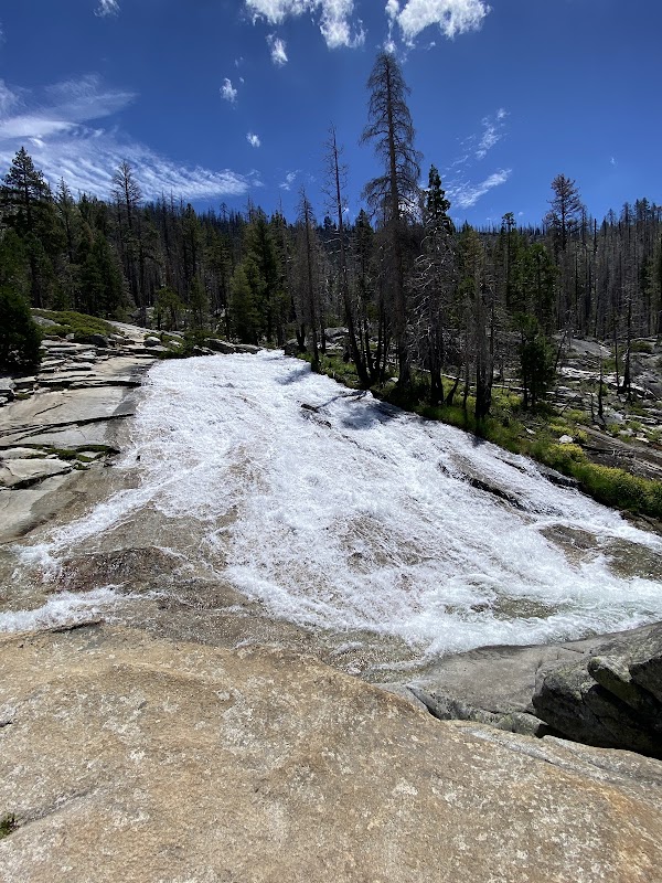 Cascading Beauty of Horsetail Falls outdoor detail