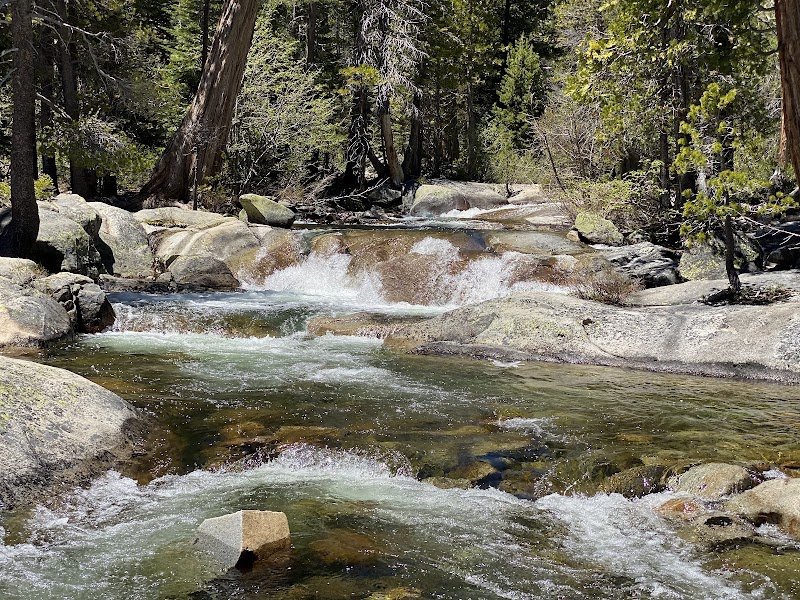 Cascading Beauty of Horsetail Falls surrounding landscape