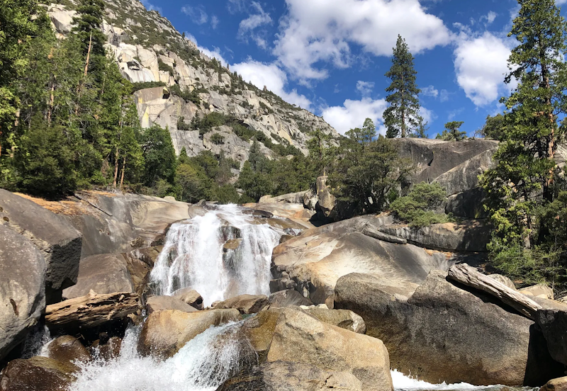Mist Falls: A Cascading Wonder in California's Wilderness outdoor detail