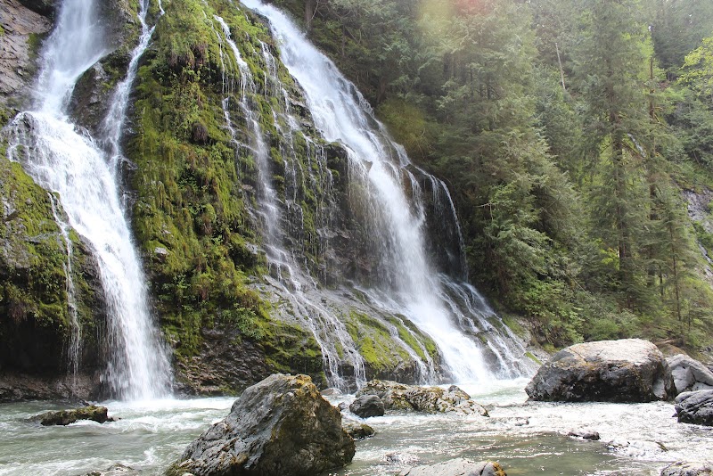 Waterfall Wonder: Boulder Falls, Washington - Boulder Falls