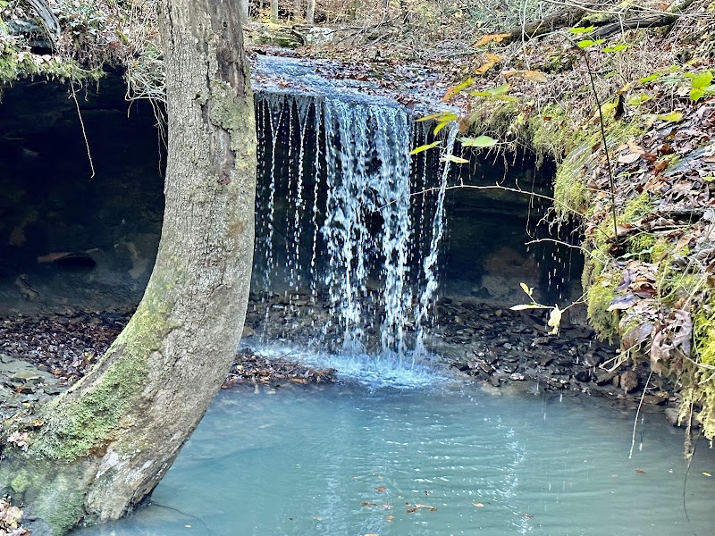 Waterfall Wonder: Short Grotto Falls, Arkansas outdoor detail