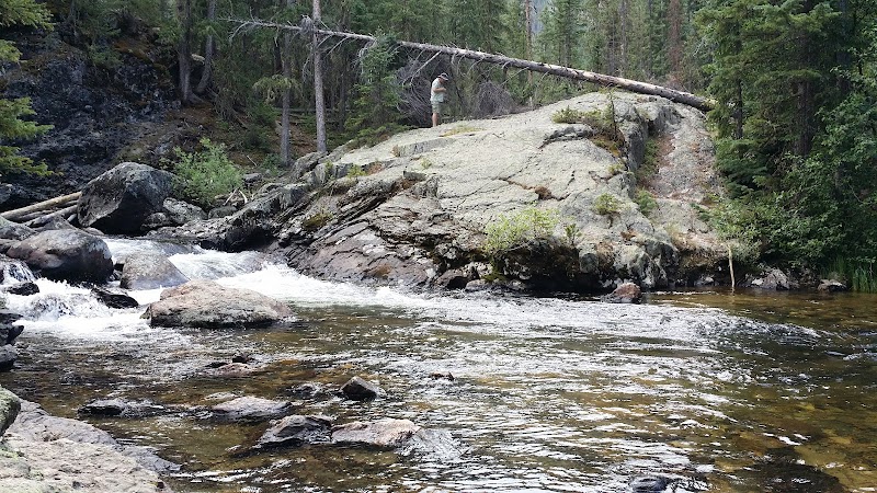 Waterfall Wonders at Adams Falls surrounding landscape