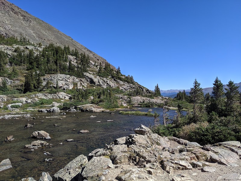 Continental Falls: A Cascading Gem in the Rockies surrounding landscape