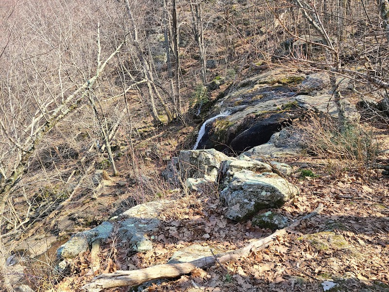 Waterfall Wonderland: Dark Hollow Falls surrounding landscape