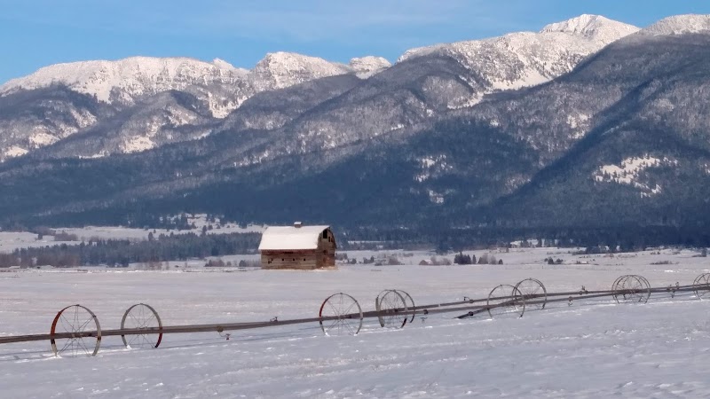 Majestic Peaks of the Mission Mountains surrounding landscape