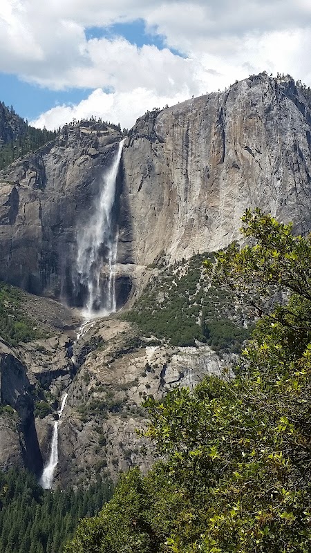 Majestic Yosemite Falls outdoor detail