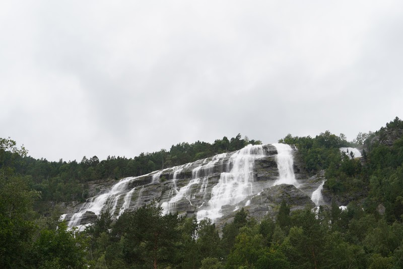 Waterfalls of Norway: Ædnafossen in Ullensvang - Ædnafossen