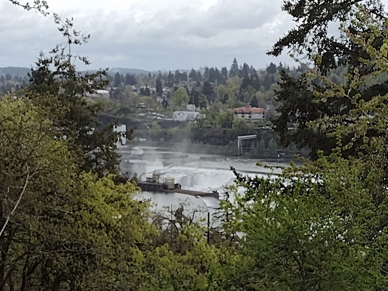 Captivating Cascades of Willamette Falls surrounding landscape