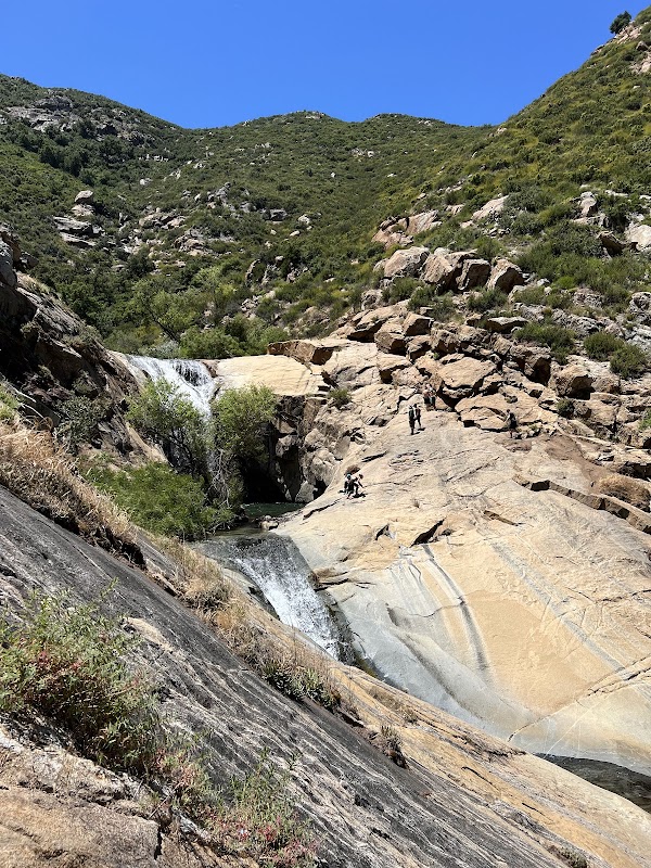Cascading Wonders: Three Sisters Falls surrounding landscape