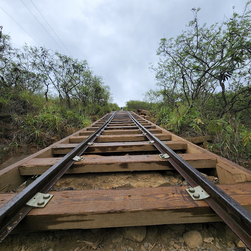 Ascending the Koko Crater Stairs - Koko Crater Stairs (Summit)