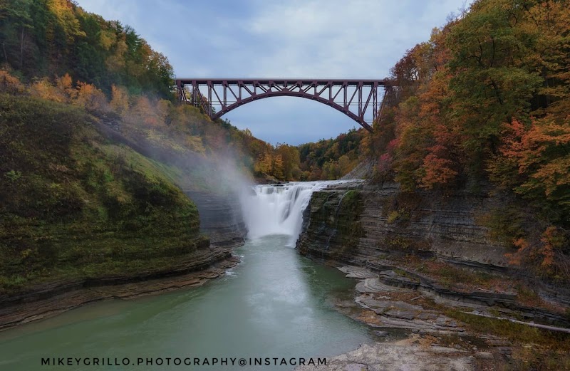 Genesee Falls & Its Majestic Cascade - Genesee Falls