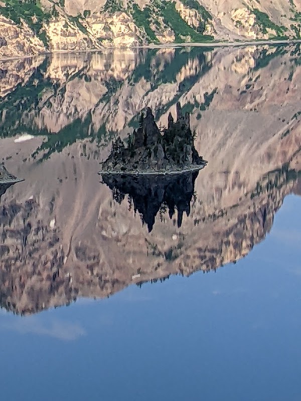 Mysterious Majesty: Phantom Ship in Crater Lake outdoor detail