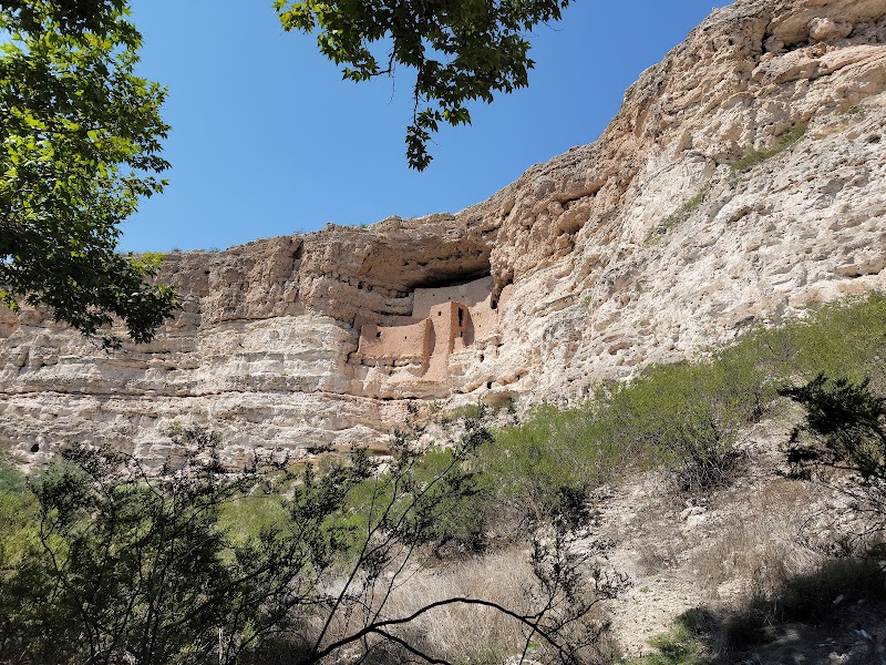 Cliff-Side Wonder: Montezuma Castle surrounding landscape