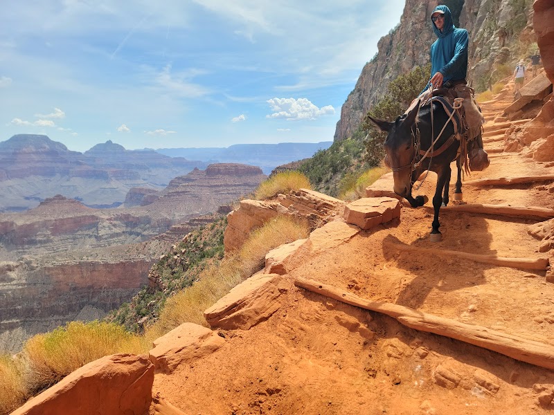 Hiking to Ooh Aah Point at the Grand Canyon surrounding landscape