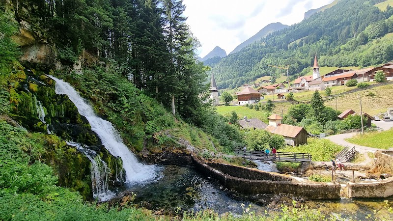 The Enchanting Waterfall at Jaun - Waterfall at Jaun