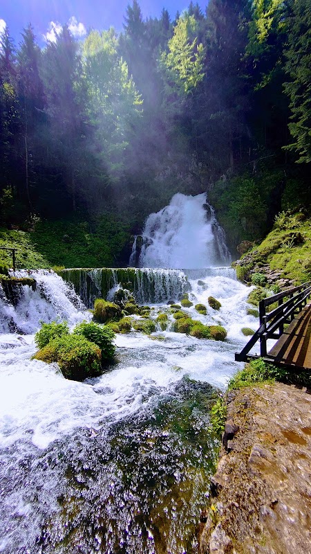The Enchanting Waterfall at Jaun - Waterfall at Jaun