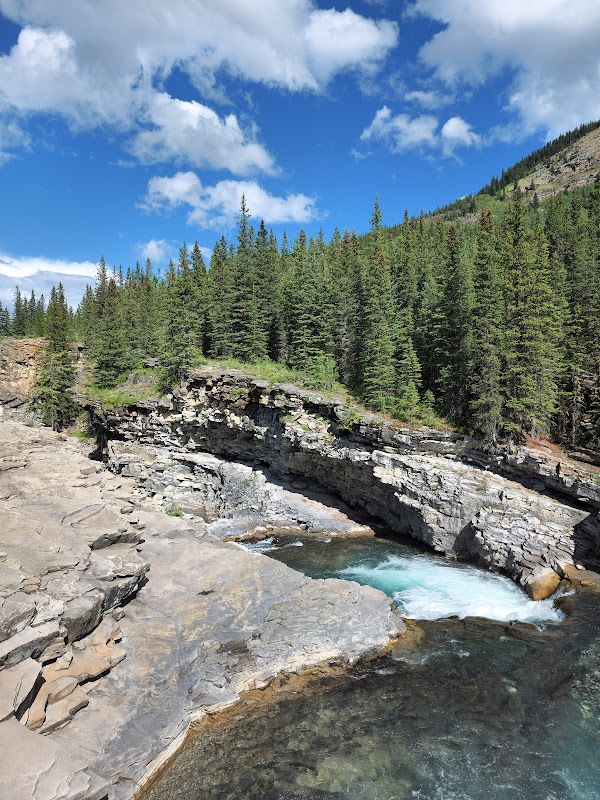 Waterfalls and Wilderness: Sheep River Falls - Sheep River Falls