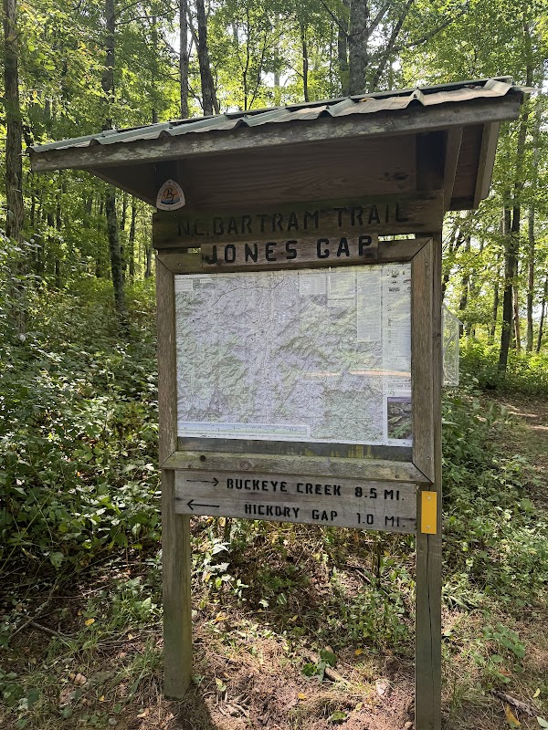 Hiking NC Bartram Trail: Jones Gap Trailhead - NC Bartram Trail: Jones Gap Trailhead