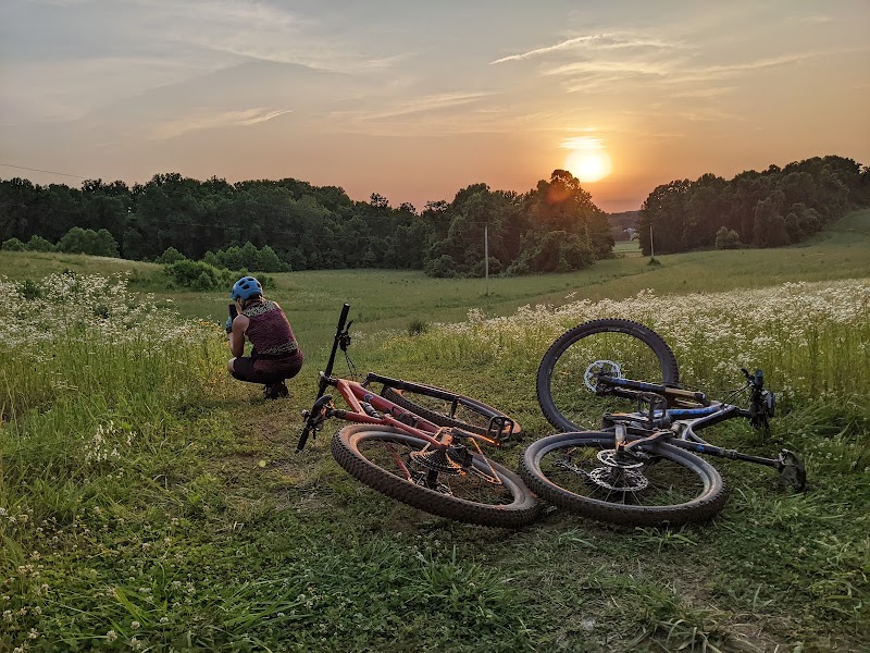Biking Through Bacon Ridge Natural Area outdoor detail