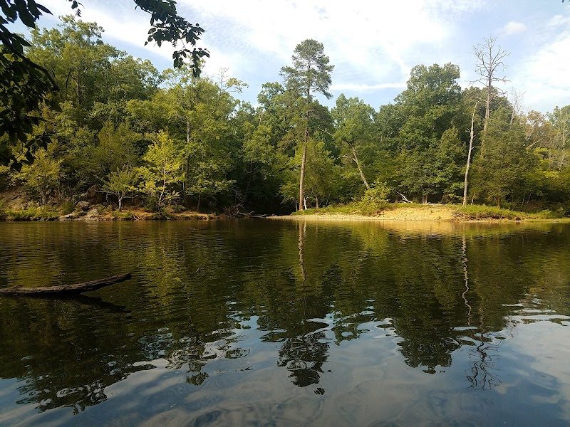 Serene River Spot Sennett's Hole in Durham, NC - Sennett's Hole