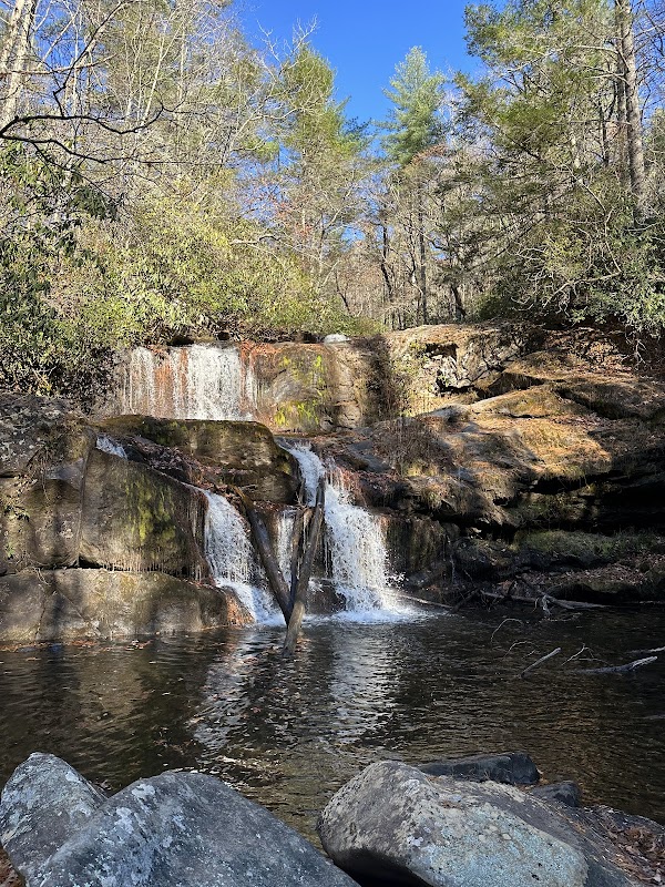 Waterfall Wonder: Upper Moccasin Creek Falls Near Clarkesville, GA - Upper Moccasin Creek Falls
