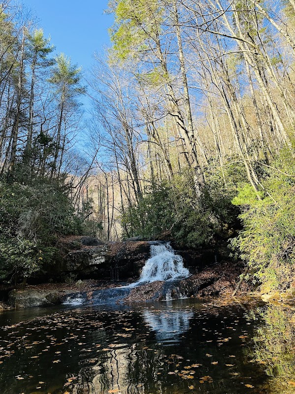 Waterfall Wonder: Upper Moccasin Creek Falls Near Clarkesville, GA - Upper Moccasin Creek Falls