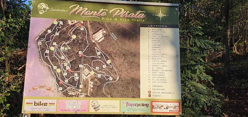 Mountain Biking and Hiking at Monte Pirata, Cabo Rojo vantage point