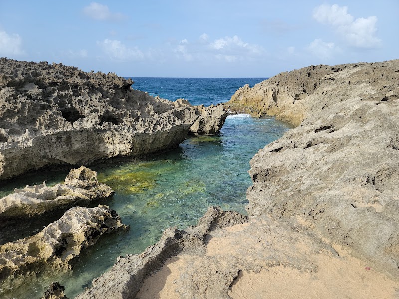 Coastal Lagoon Magic at Mar Chiquita Beach, Puerto Rico surrounding landscape
