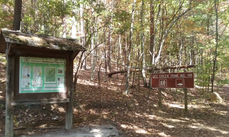 Enchanting Waterfall and Forest Trail at Gee Creek in Delano, Tennessee surrounding landscape