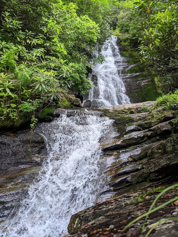 Refreshing Waterfall Escape at Red Fork Falls, Unicoi, TN surrounding landscape