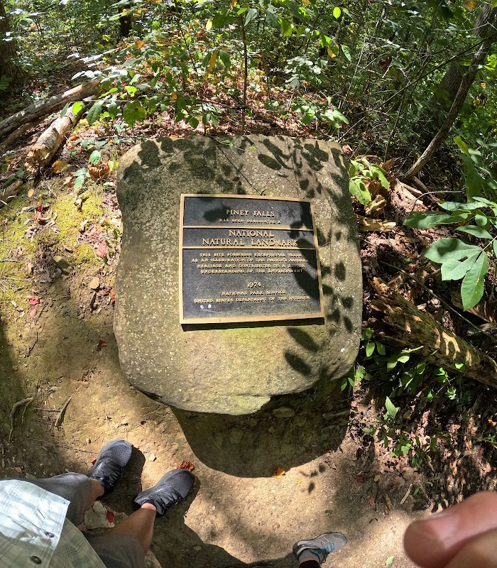 Waterfall Wonder: Piney Falls Trailhead in Grandview, Tennessee outdoor detail