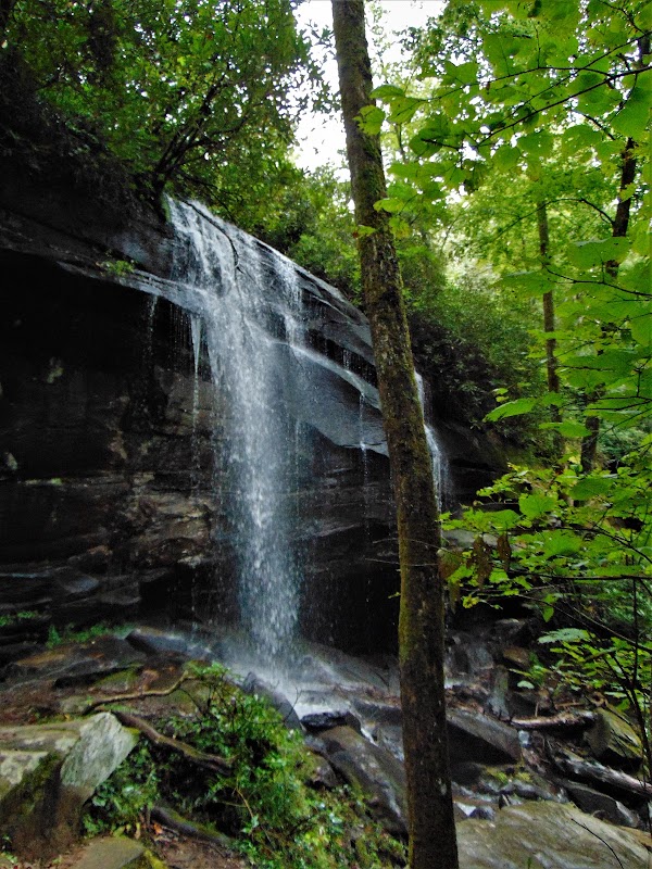 Waterfall Wonder: Slick Rock Falls in North Carolina - Slick Rock Falls